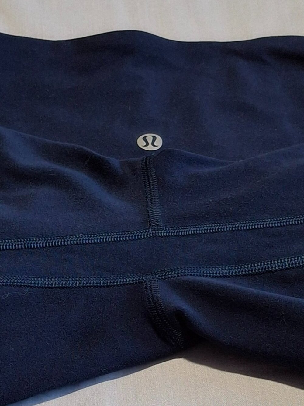 Lululemon Groove Super High-Rise Flared Navy Blue Pants | Size 6 - Picture 10 of 11